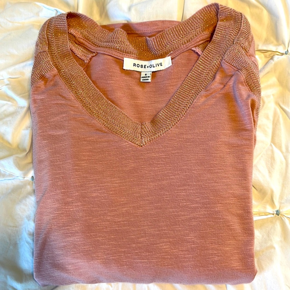 Rose+Olive Top